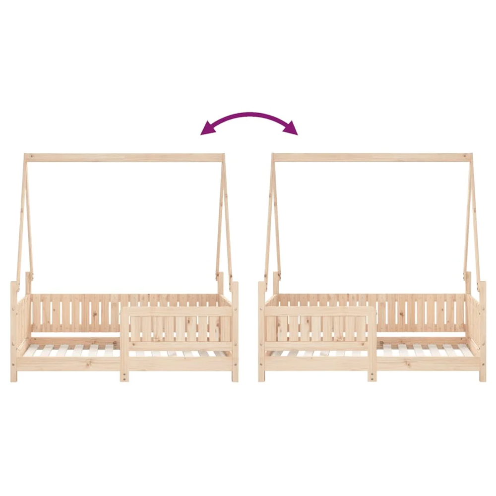 Catoosa 70x140cm Wooden Children Daybed In Natural