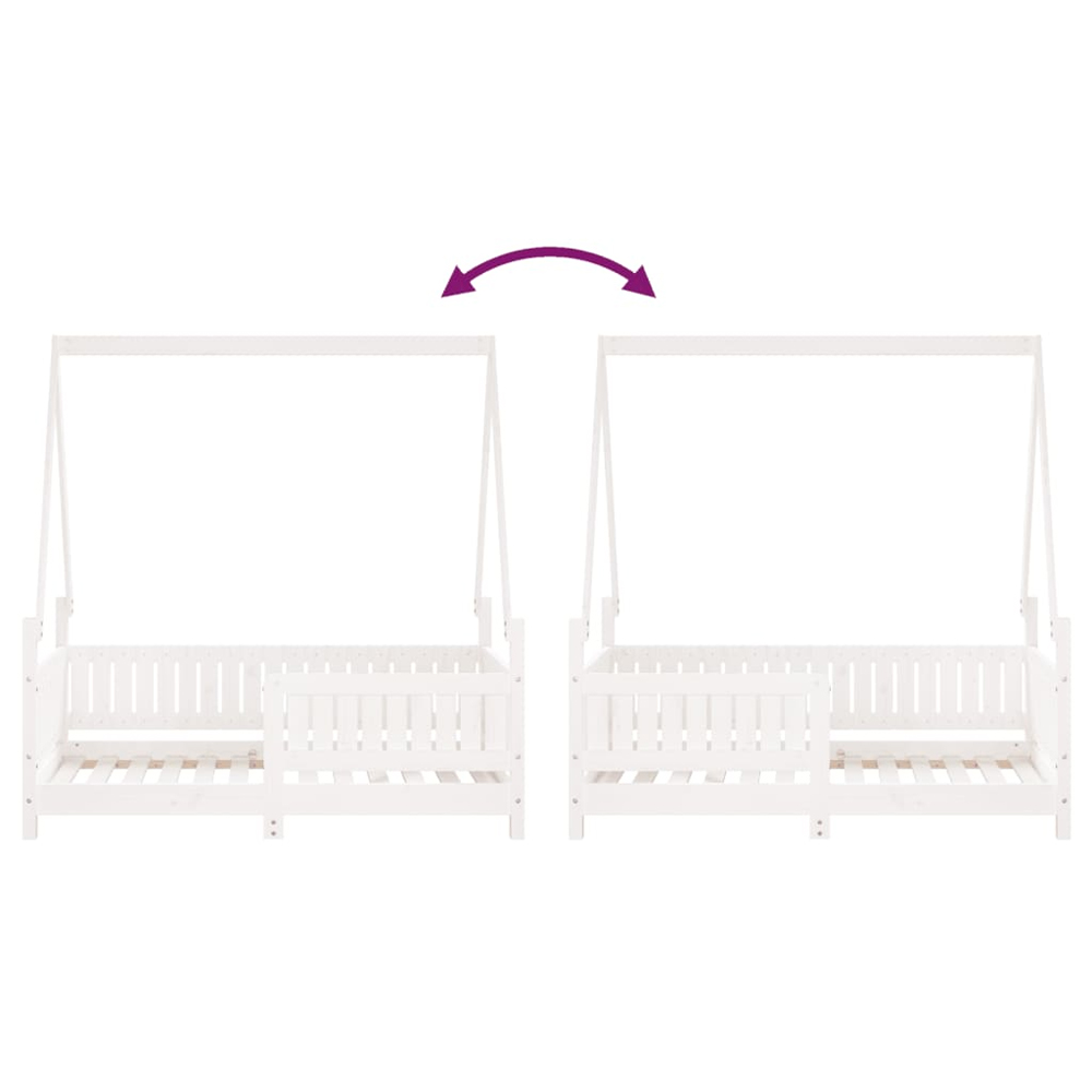 Catoosa 70x140cm Wooden Children Daybed In White