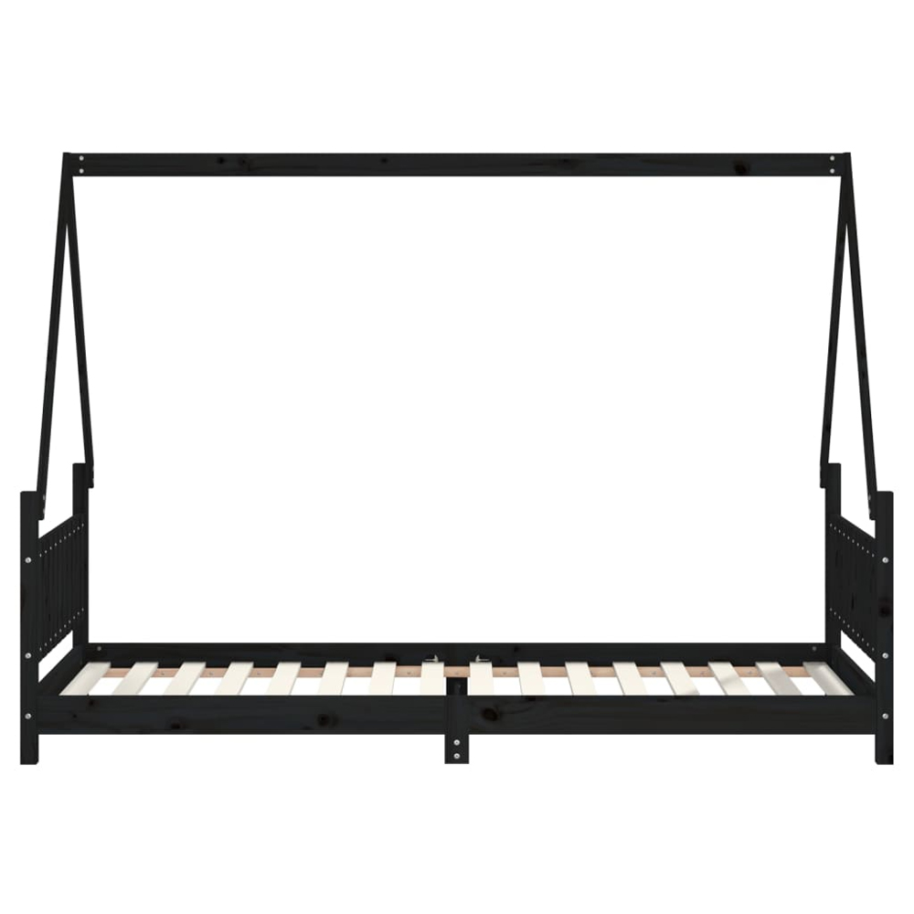 Catoosa 80x200cm Wooden Children Daybed In Black