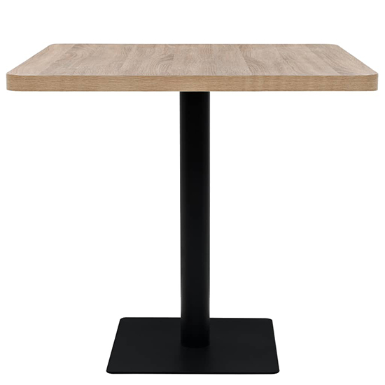 Causer Square Wooden Bistro Table In Oak