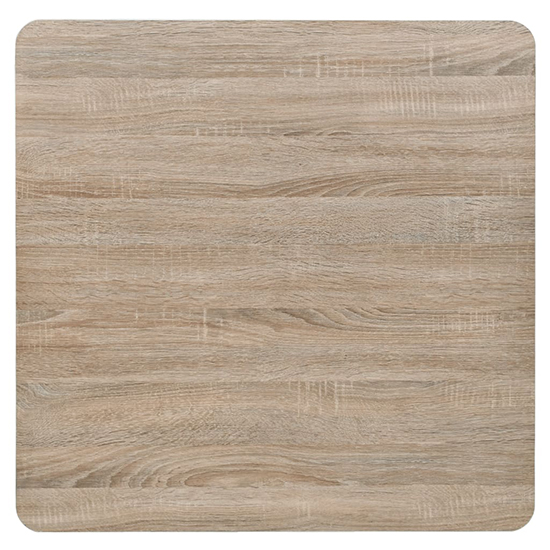 Causer Square Wooden Bistro Table In Oak
