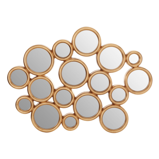 Cavoma MultiCircles Wall Mirror In Gold FiF