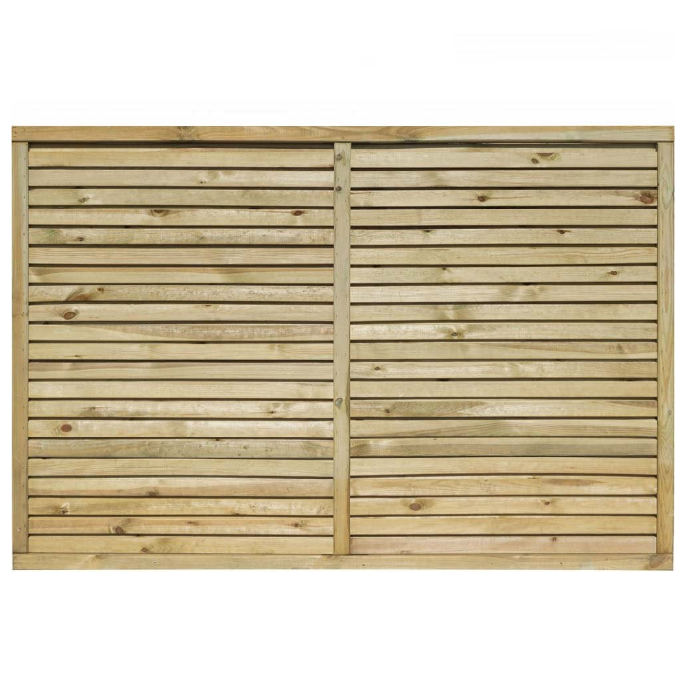 Cawsand Wooden Garden Screen In Natural 6x4