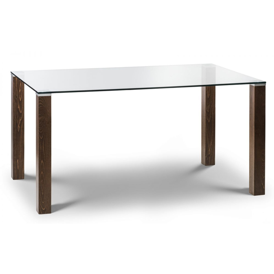 Read more about Calandra glass dining table in solid beech