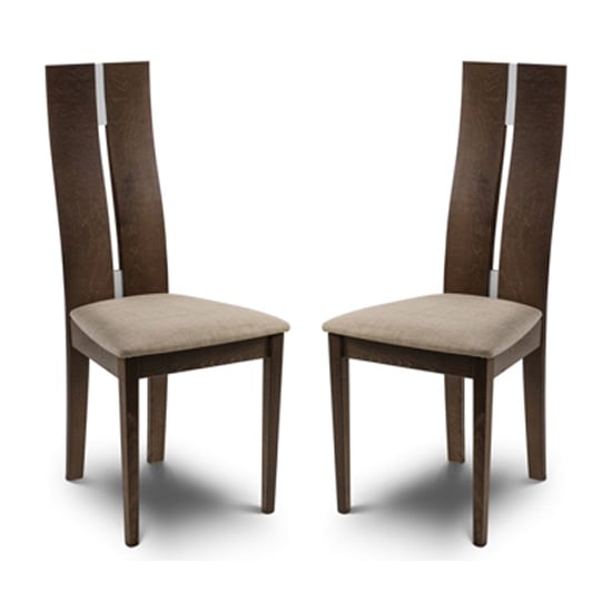 Read more about Calandra solid beech dining chair in pair