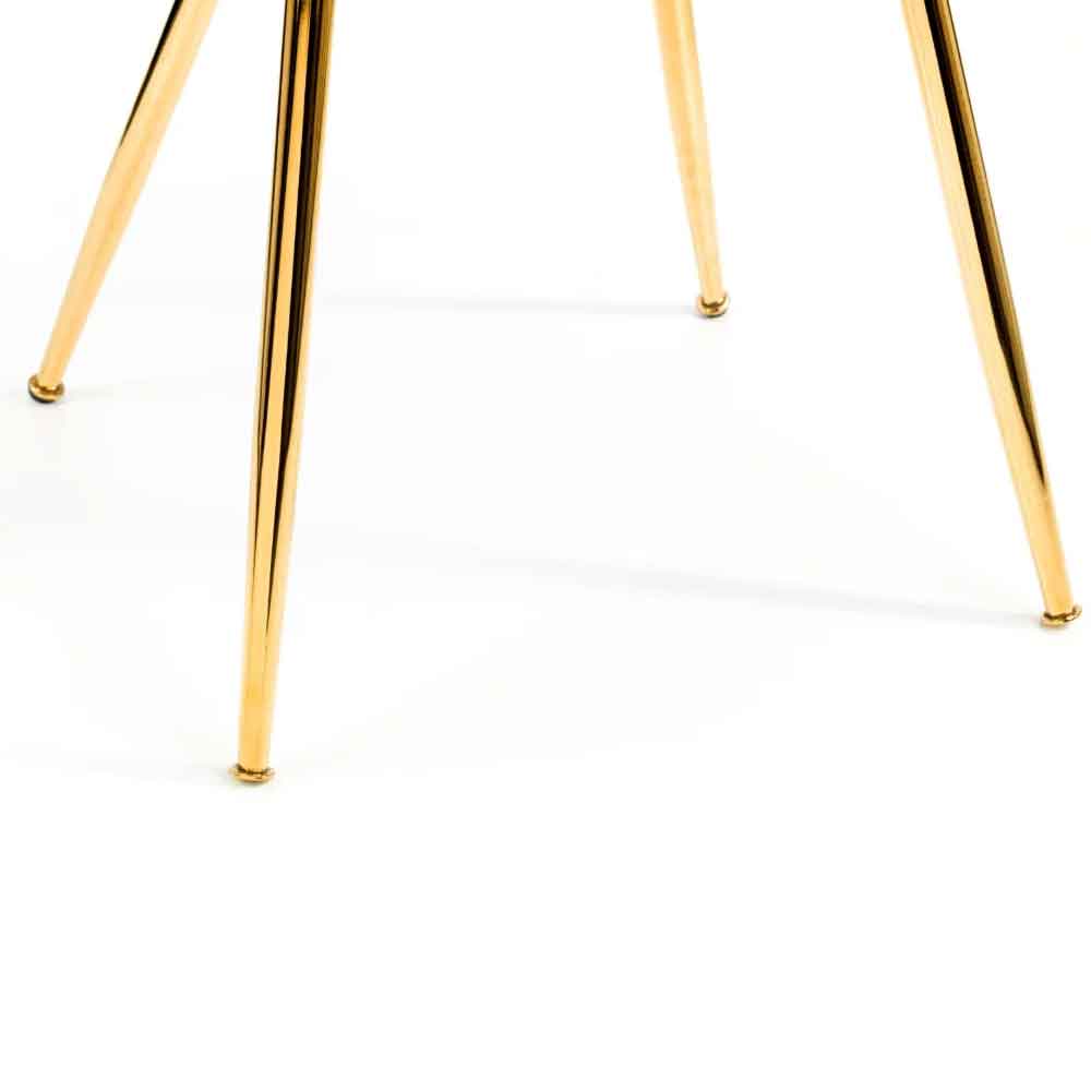 Caziel Grey Velvet Dining Chair in Pair