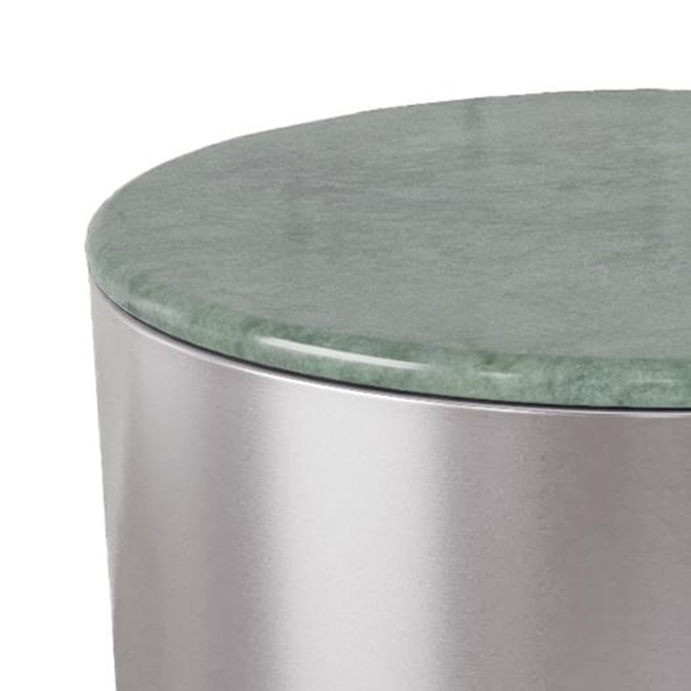 Cedartown Small Marble Top Coffee Table With Steel Base - Grey Toronto