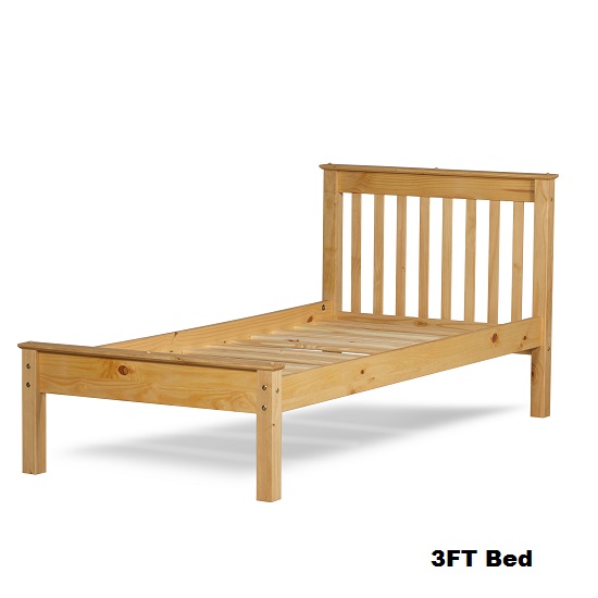 Celestas Wooden Single Bed In Waxed Pine_3