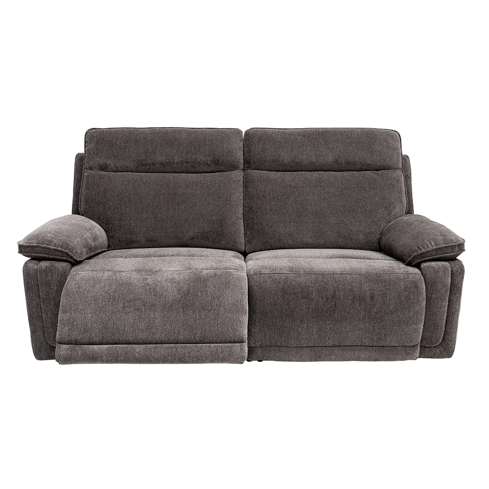 Celeste Fabric Electric Recliner 3 Seater Sofa in Charcoal