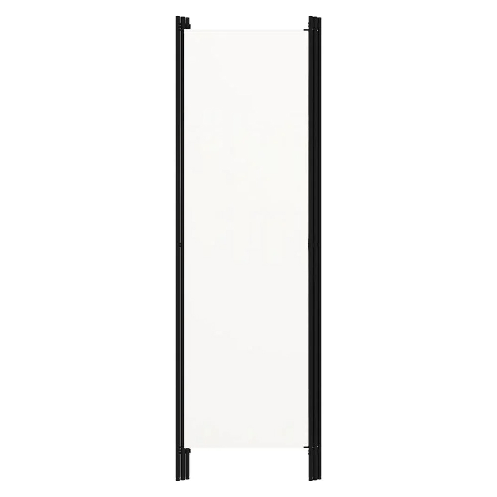 Celina Fabric 3 Panels 150cm x 180cm Room Divider In White