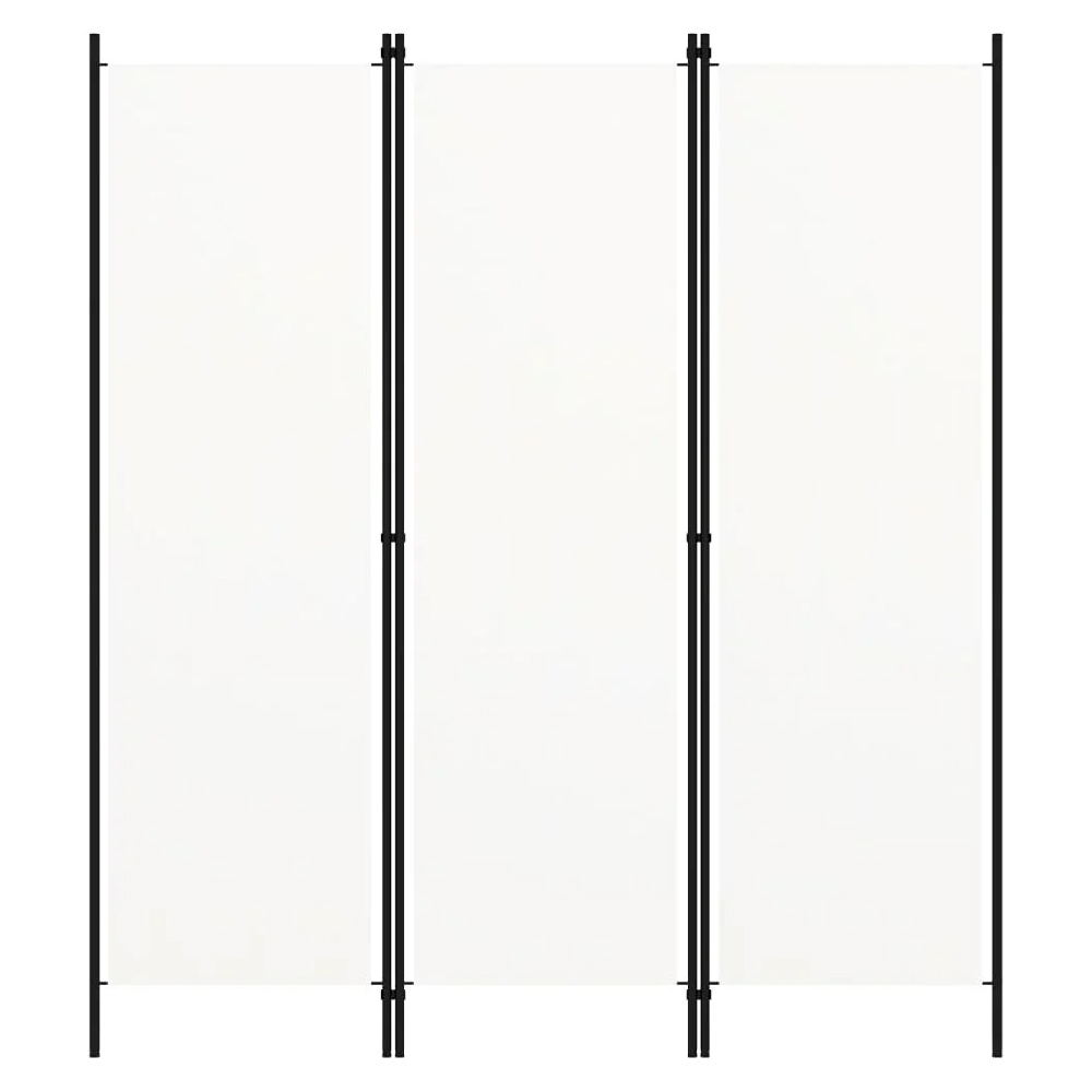 Read more about Celina fabric 3 panels 150cm x 180cm room divider in white