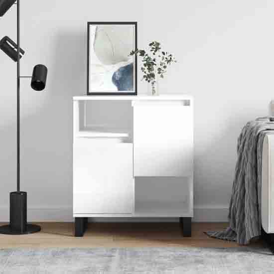 Read more about Celina high gloss sideboard with 2 doors in white