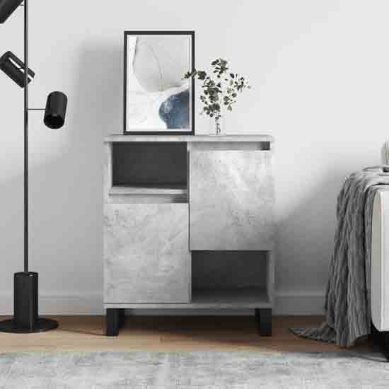 Read more about Celina wooden sideboard with 2 doors in concrete grey