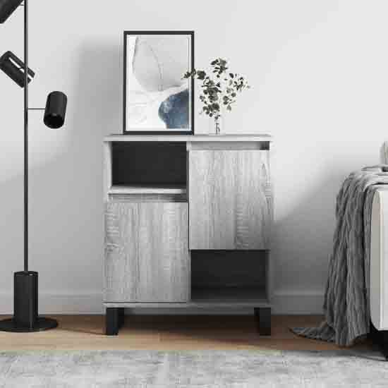 Read more about Celina wooden sideboard with 2 doors in grey sonoma