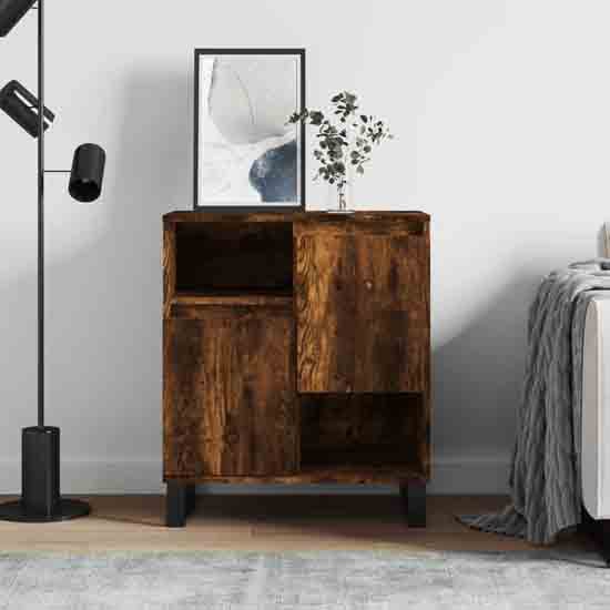 Read more about Celina wooden sideboard with 2 doors in smoked oak