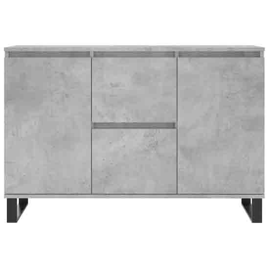 Celina Wooden Sideboard With 2 Doors 2 Drawers In Concrete Grey