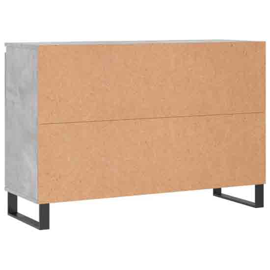Celina Wooden Sideboard With 2 Doors 2 Drawers In Concrete Grey