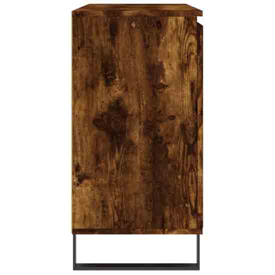 Celina Wooden Sideboard With 2 Doors 2 Drawers In Smoked Oak
