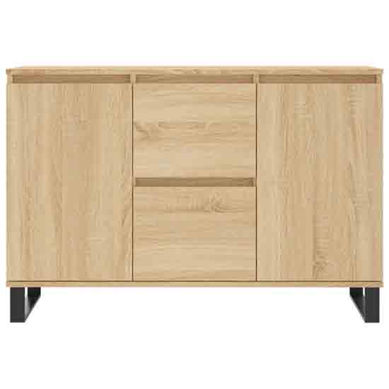 Celina Wooden Sideboard With 2 Doors 2 Drawers In Sonoma Oak