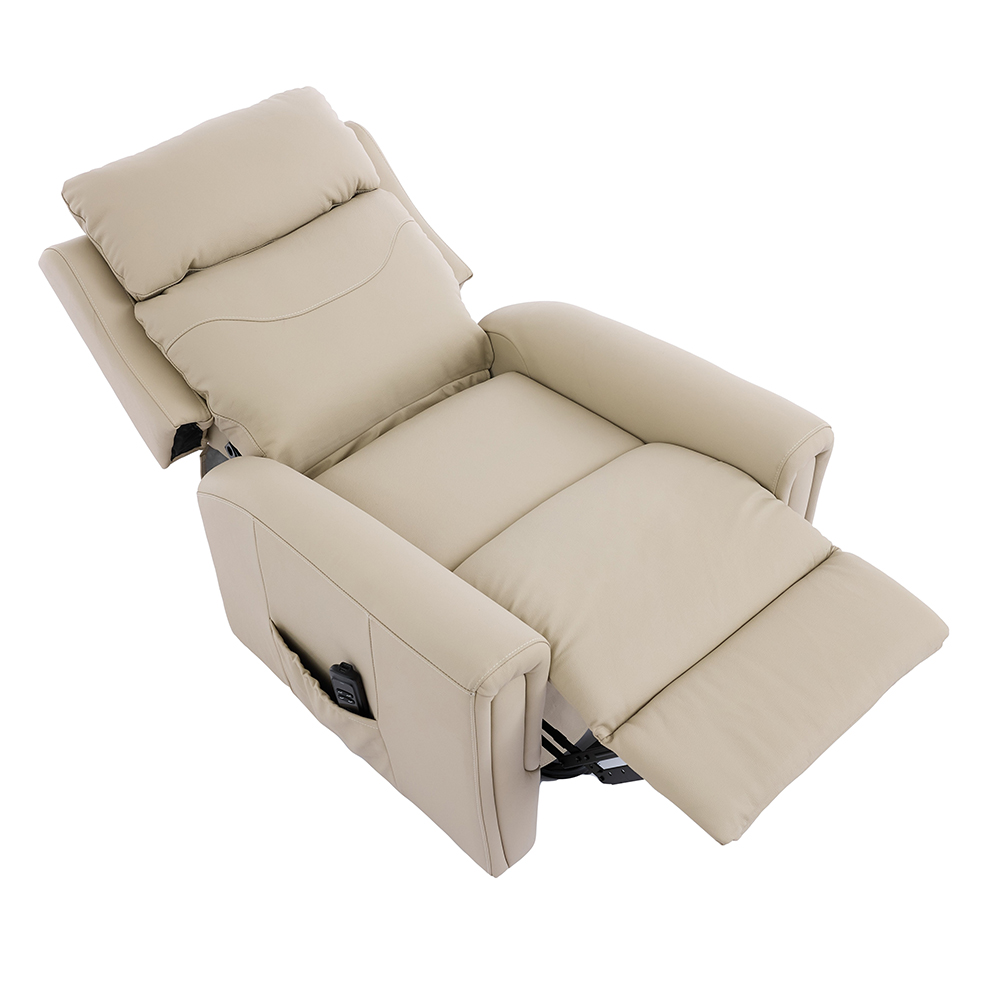 Celmor Fabric Recliner Chair in Stone