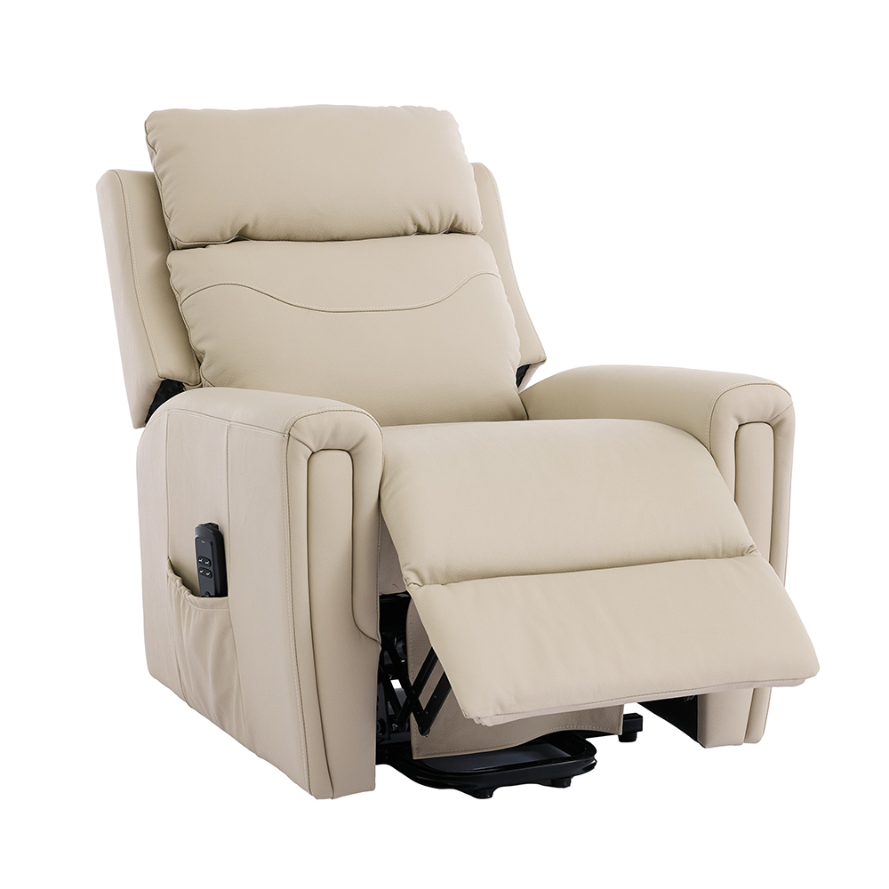 Celmor Fabric Recliner Chair in Stone