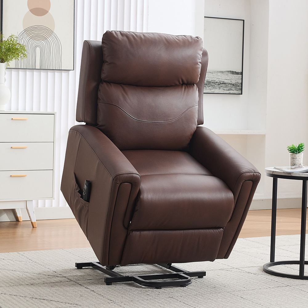 Celmor Fabric Recliner Chair in Umber
