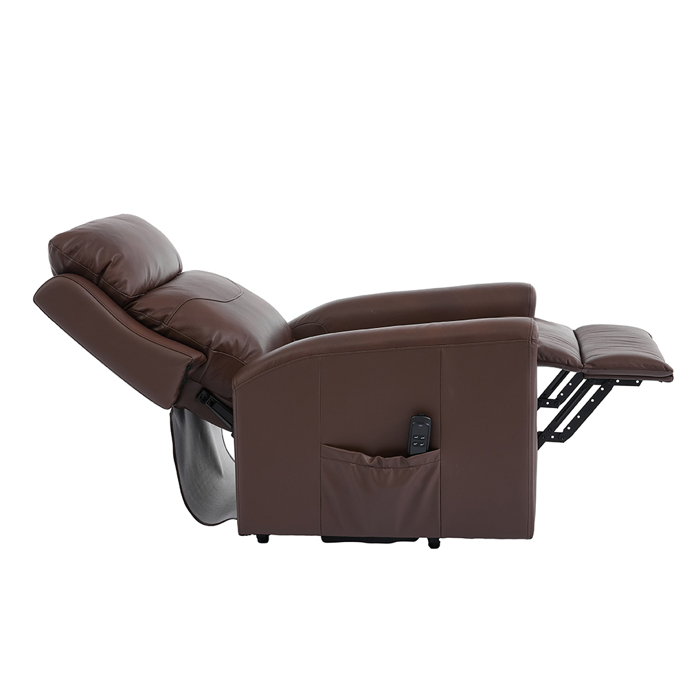 Celmor Fabric Recliner Chair in Umber