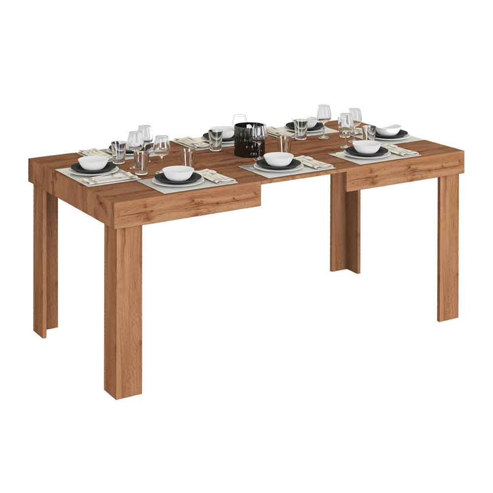 Centennial Wooden Extending Dining Table In Wotan Oak
