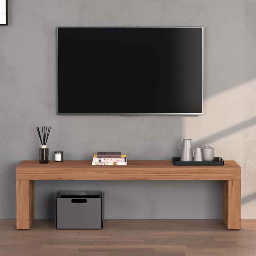 Centennial Wooden Rectangular TV Stand In Wotan Oak