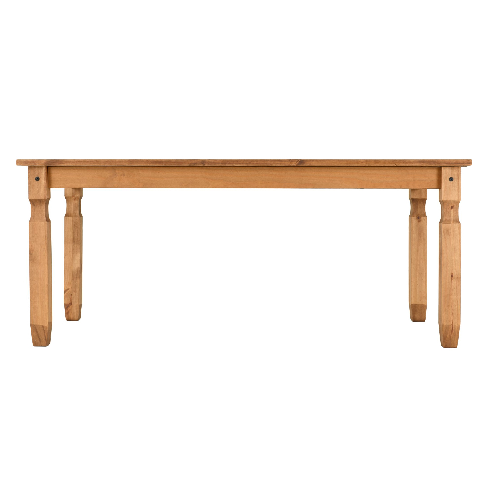 Central Rectangular Wooden Dining Table Large In Oak