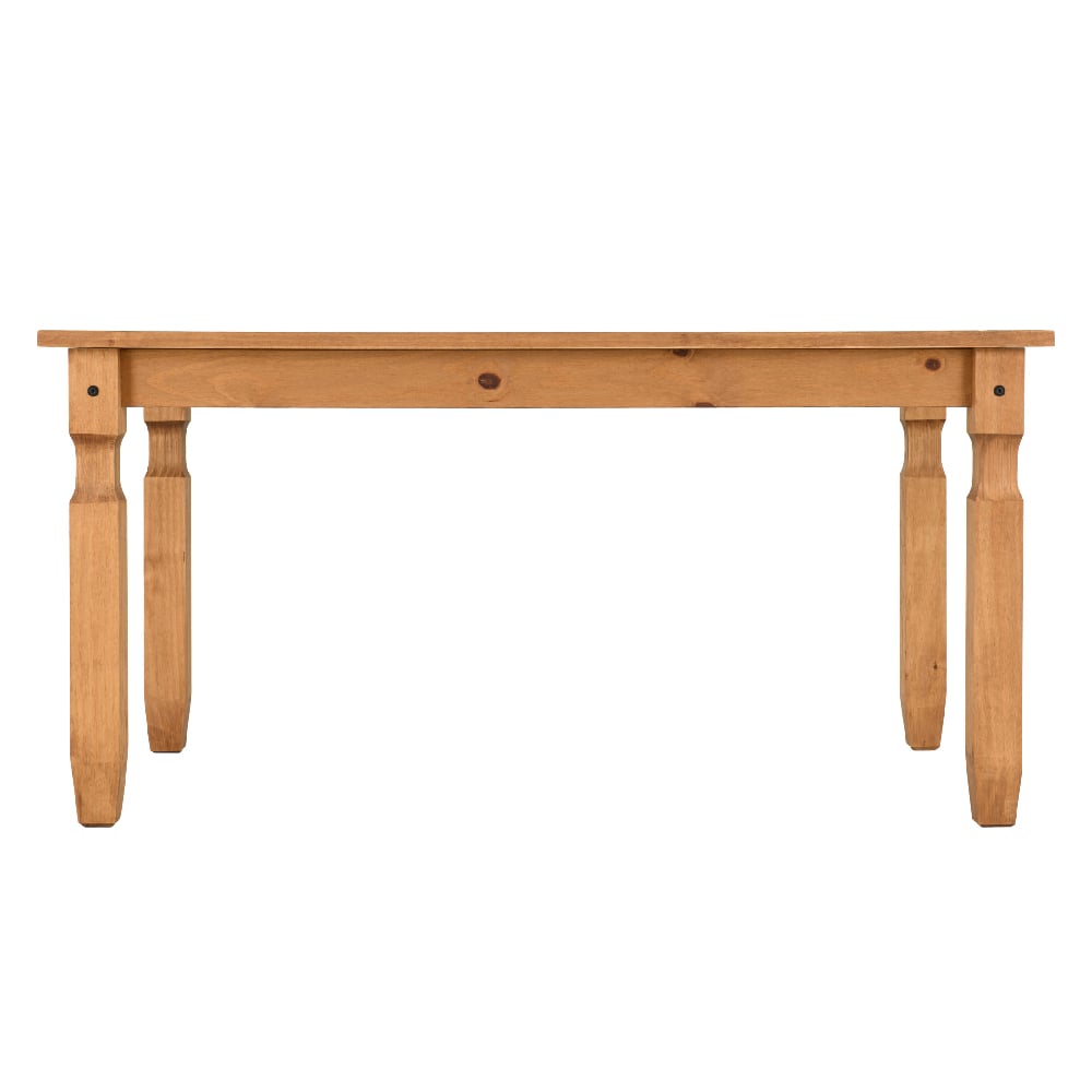 Central Rectangular Wooden Dining Table Small In Oak