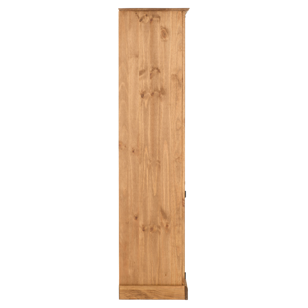 Central Wooden Bookcase With 2 Doors In Oak
