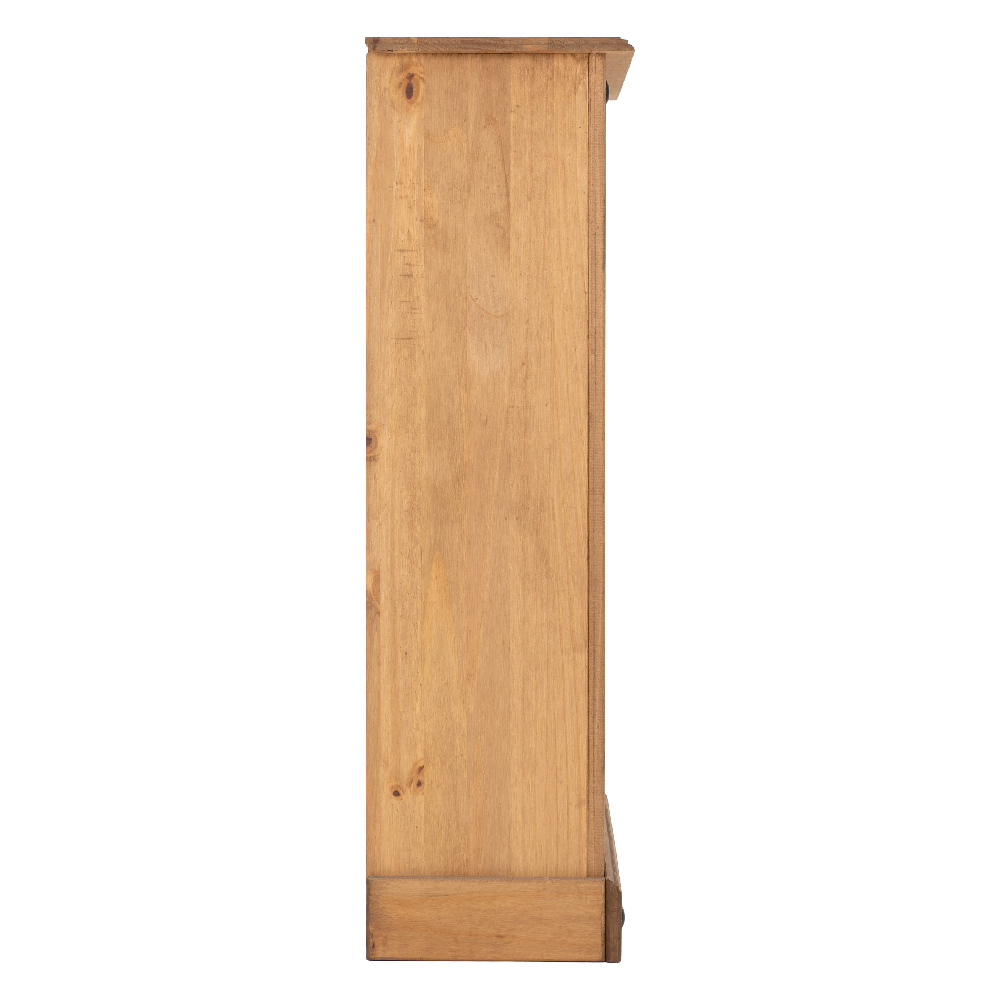 Central Wooden Bookcase With 3 Shelves In Oak