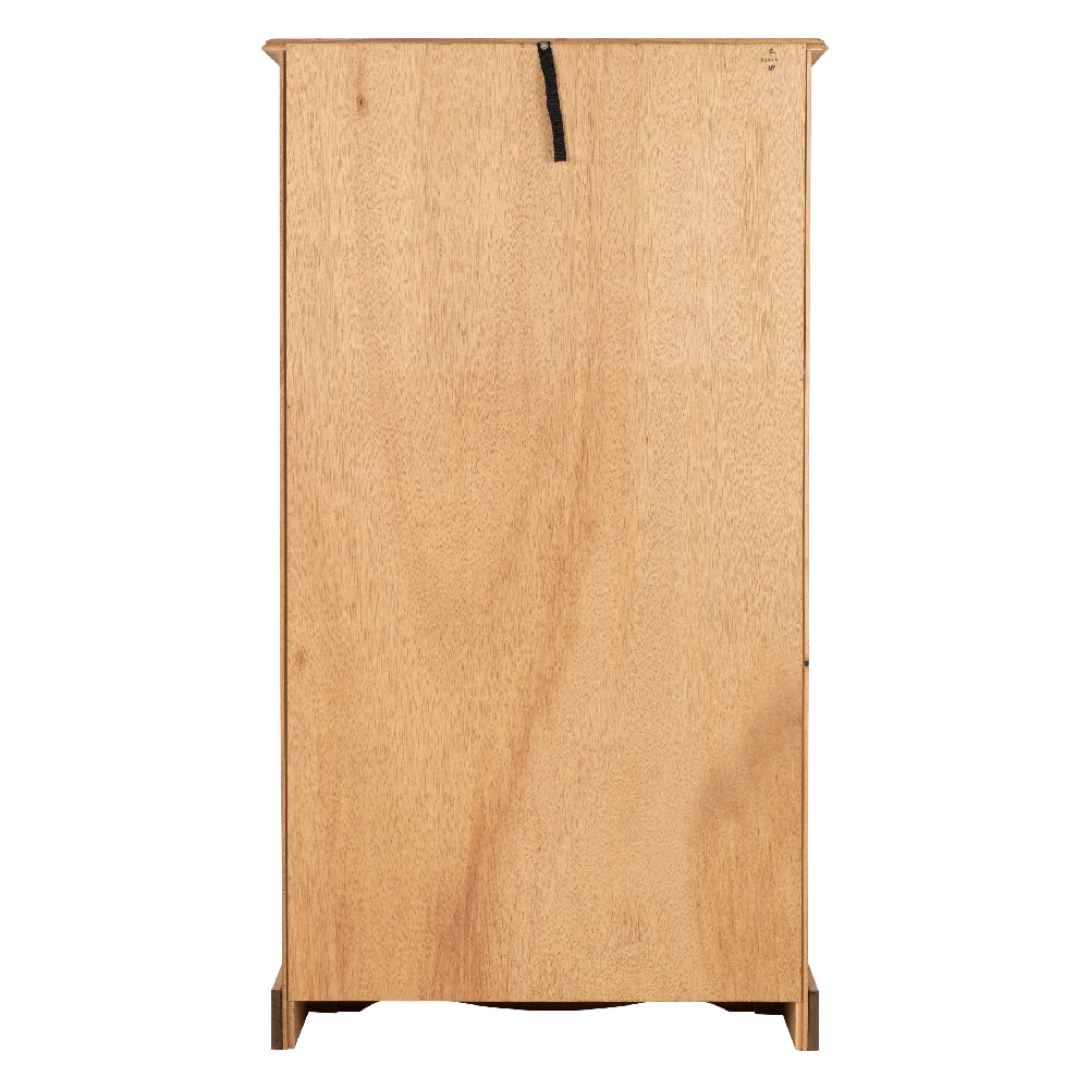 Central Wooden Bookcase With 4 Shelves In Oak