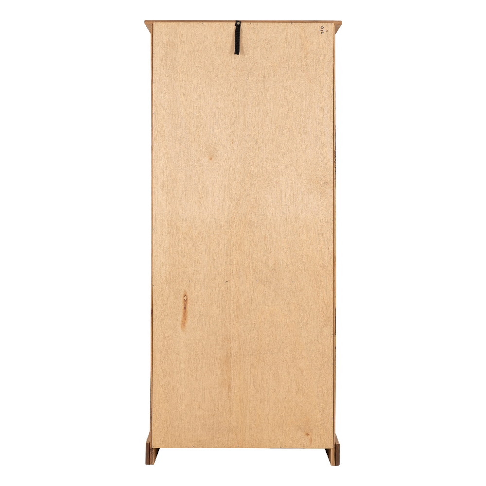 Central Wooden Bookcase With 5 Shelves In Oak