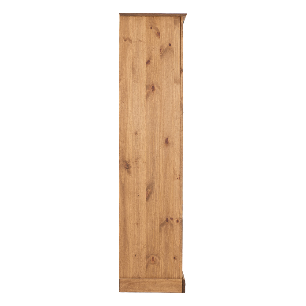 Central Wooden Bookcase With 5 Shelves In Oak