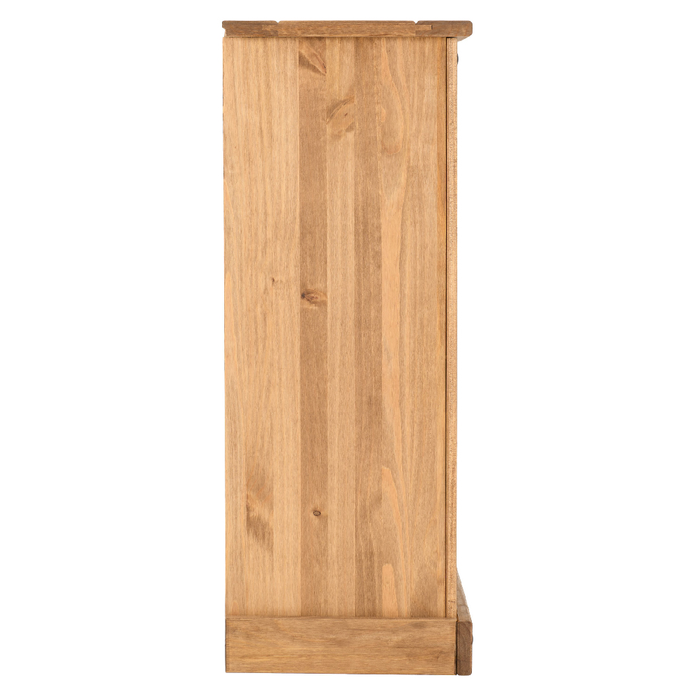Central Wooden Chest Of 5 Drawers Narrow In Oak