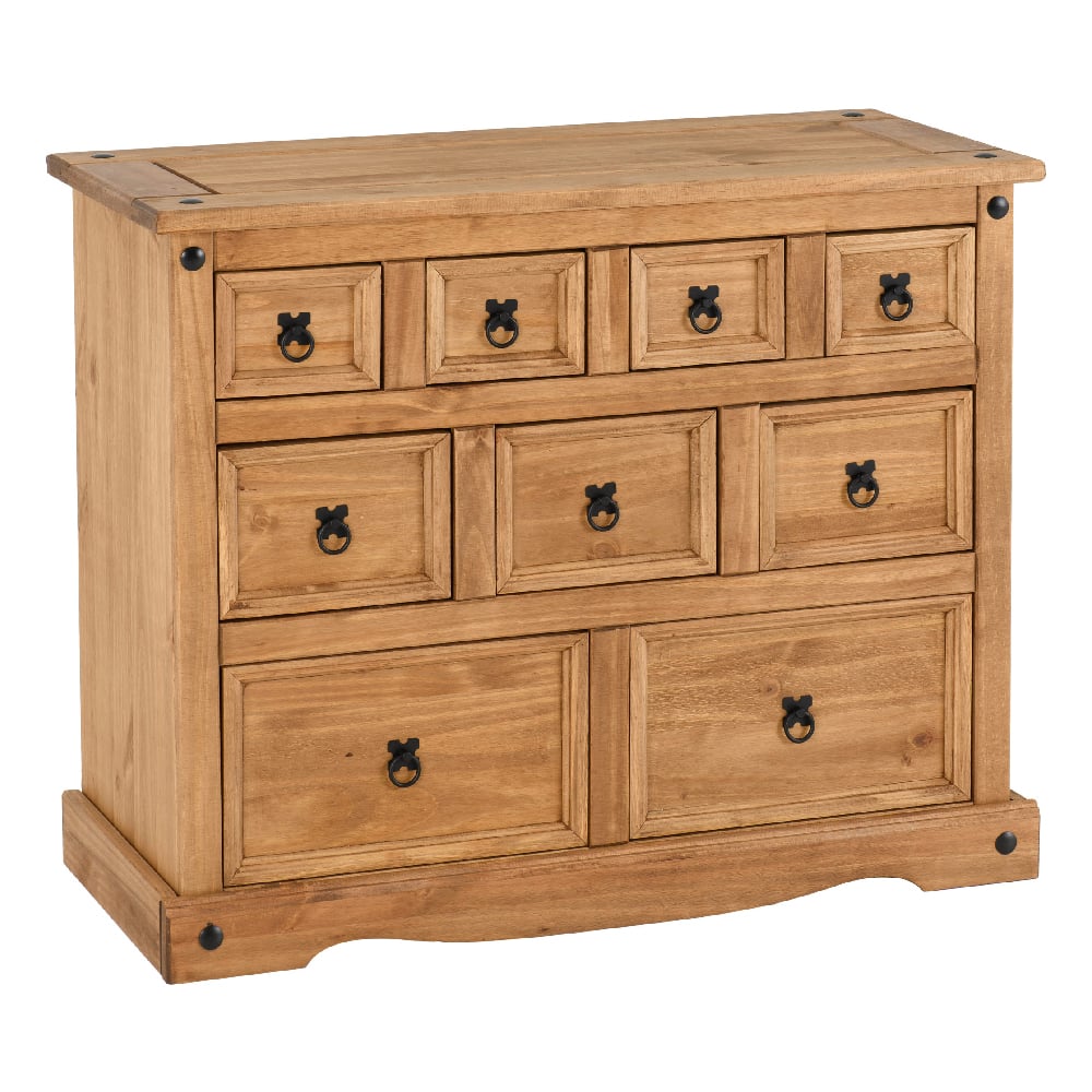 Read more about Central wooden chest of 9 drawers in oak