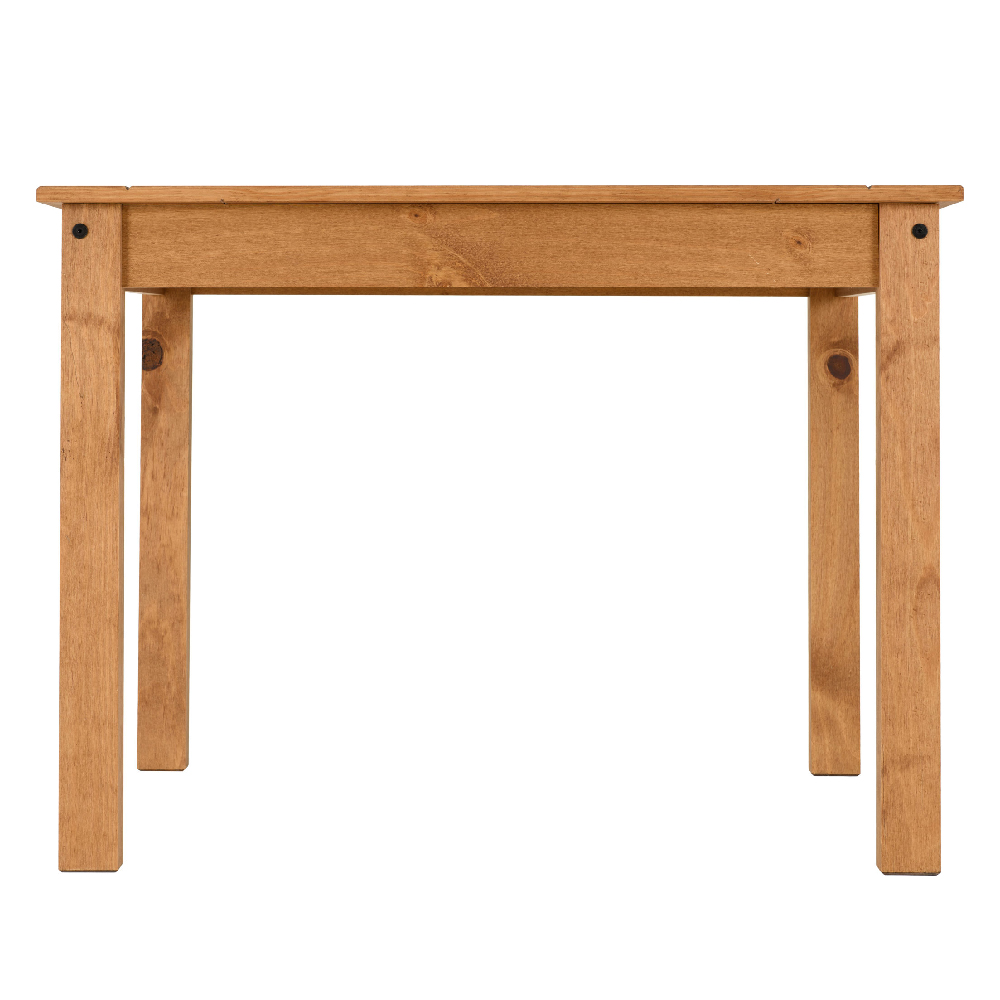 Central Wooden Dining Table Rectangular With 4 Oak Chairs