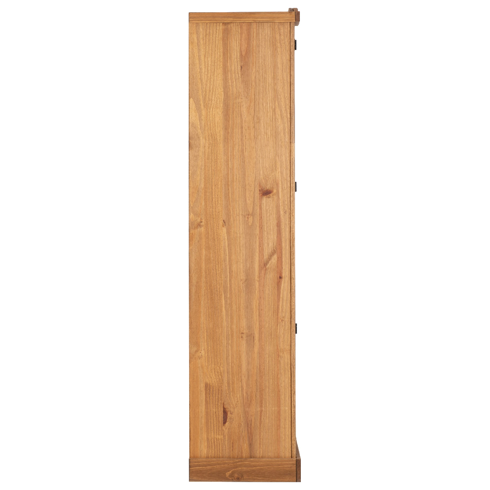 Central Wooden Display Cabinet With 2 Doors 2 Drawers In Oak