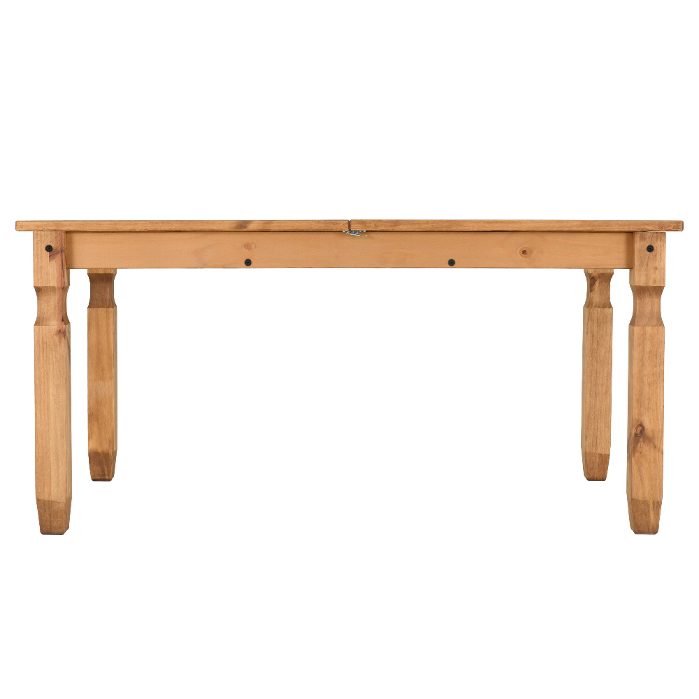 Central Wooden Extending Dining Table With 8 Oak Chairs
