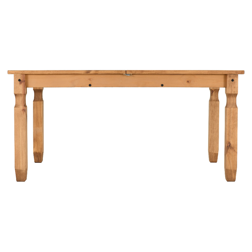 Central Wooden Extending Dining Table In Oak