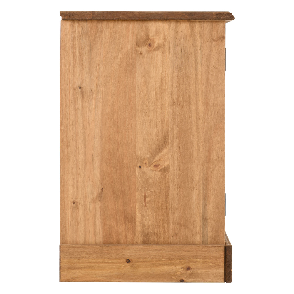 Central Wooden Laptop Desk With 3 Drawers In Oak