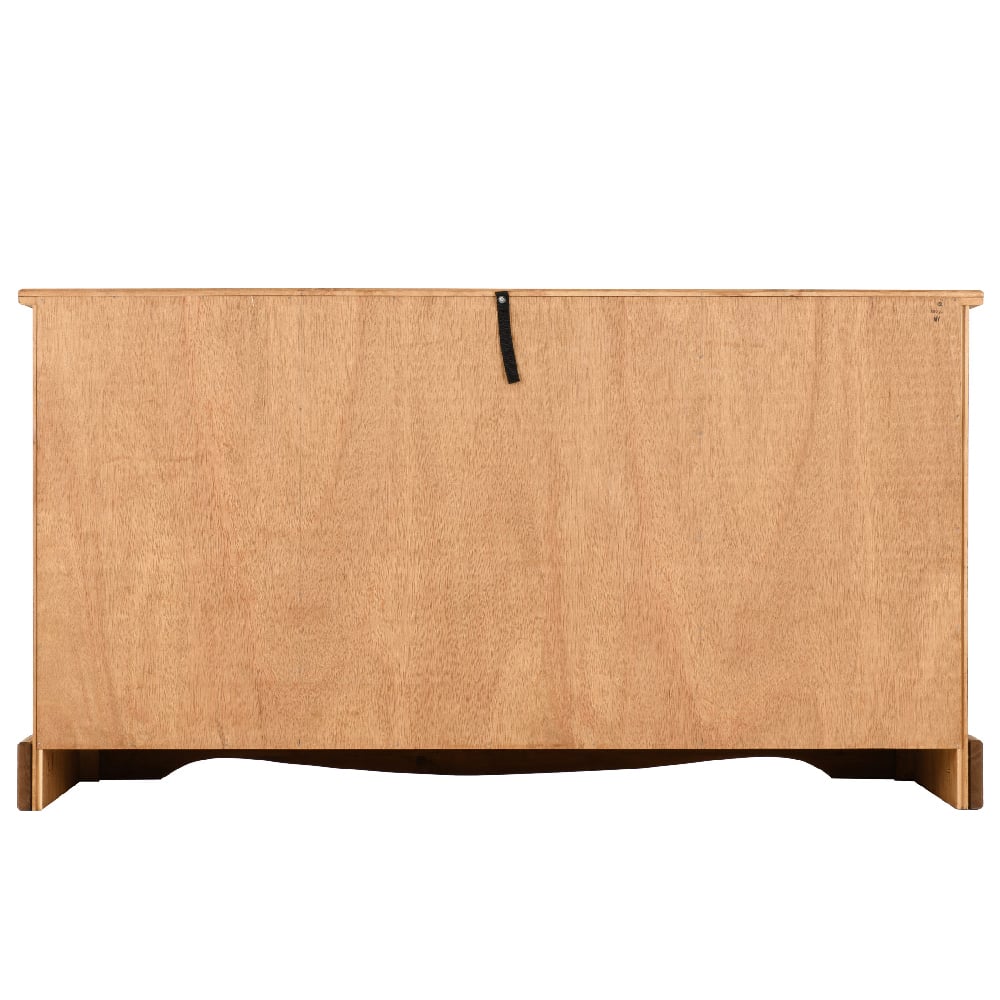Central Wooden Sideboard With 4 Doors 1 Drawer In Oak