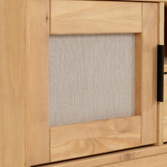 Central Wooden TV Stand With 1 Door 1 Drawer In Oak