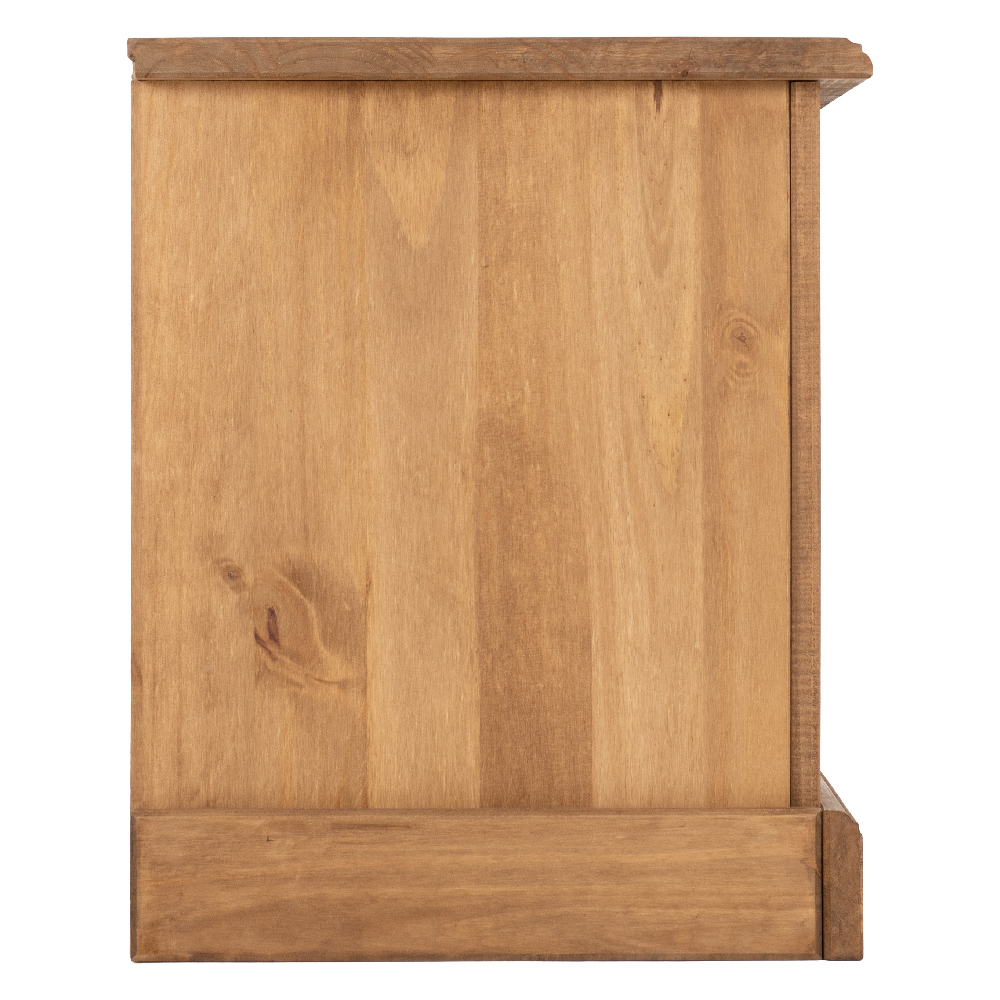 Central Wooden TV Stand With 2 Drawers In Oak