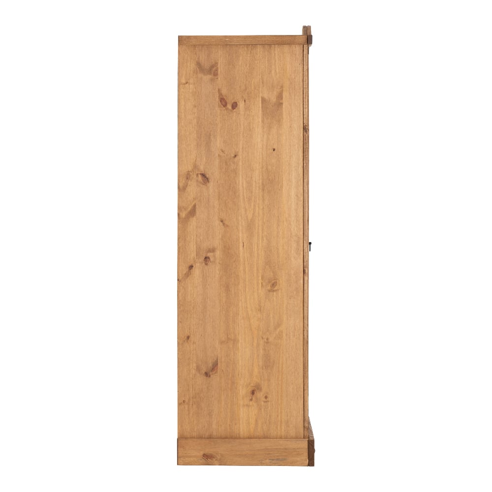 Central Wooden Wardrobe With 1 Door In Oak