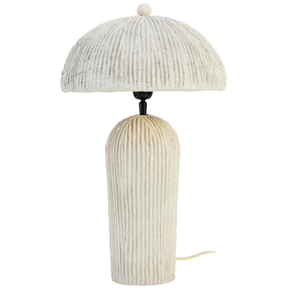 Cerano Metal Domed Table Lamp in Oatmeal