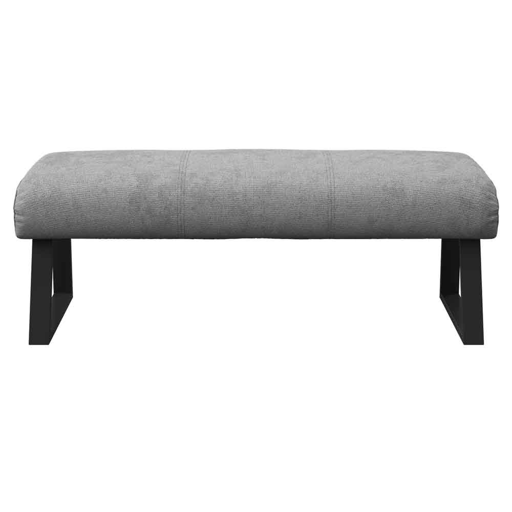 Cerritos Fabric Backless Dining Bench in Grey