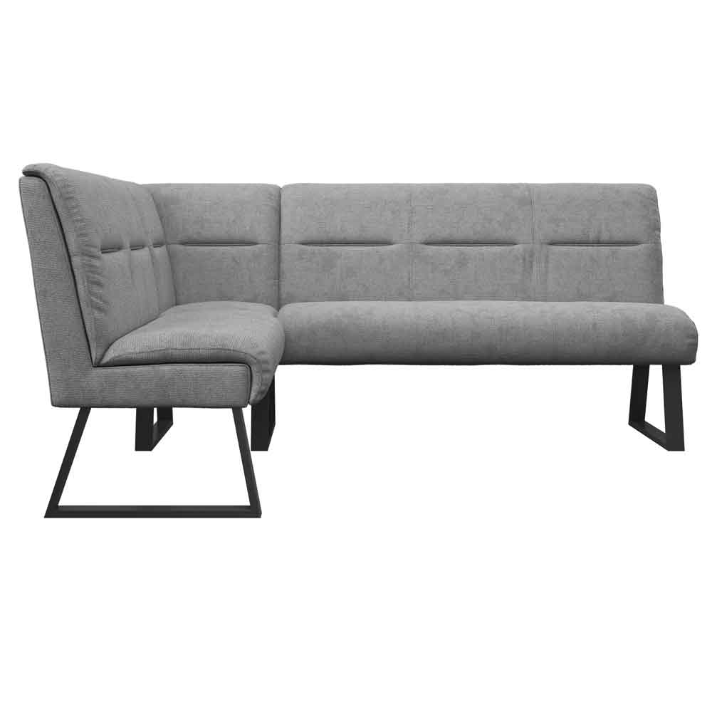 Cerritos Fabric Corner Dining Bench in Grey
